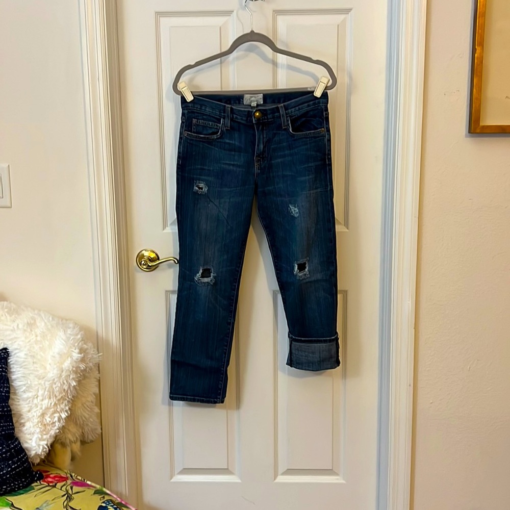 EUC Current/Elliott 1957-0001 The Boyfriend Loved Destroyed Size 25